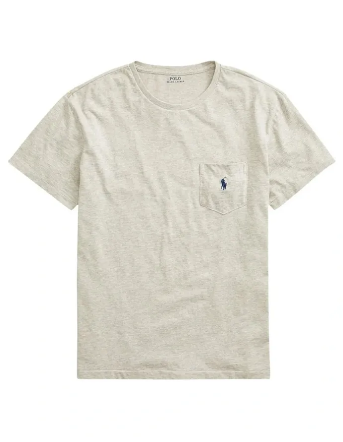 Polo Ralph Lauren Classic Fit Pocket T-shirt in Grey