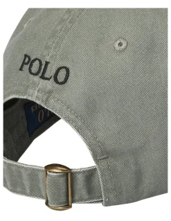 Polo Ralph Lauren Cotton Chino Ball Cap in Grey