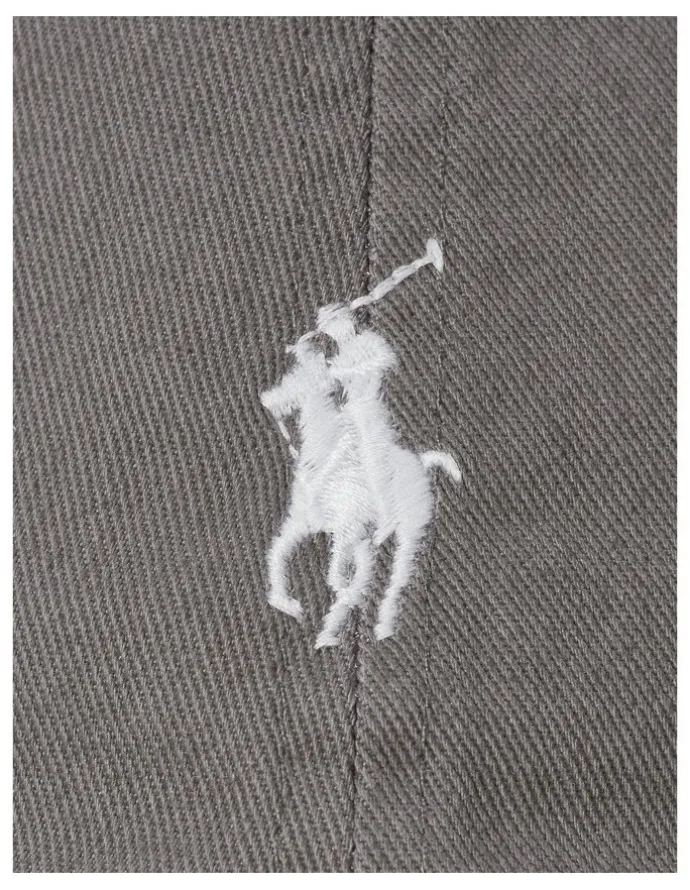 Polo Ralph Lauren Cotton Chino Ball Cap in Grey
