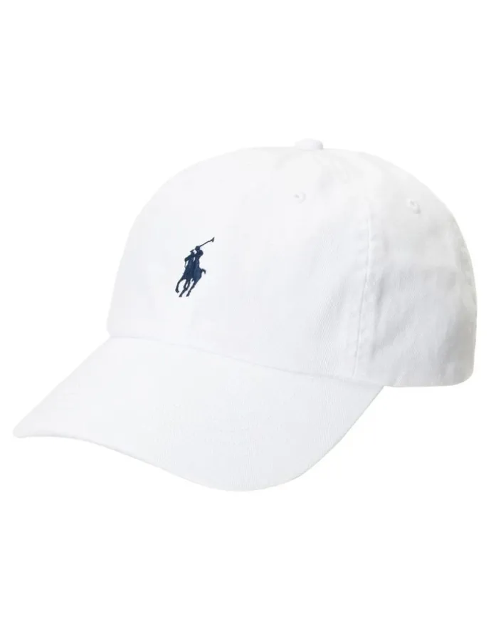 Polo Ralph Lauren Cotton Chino Baseball Cap in White