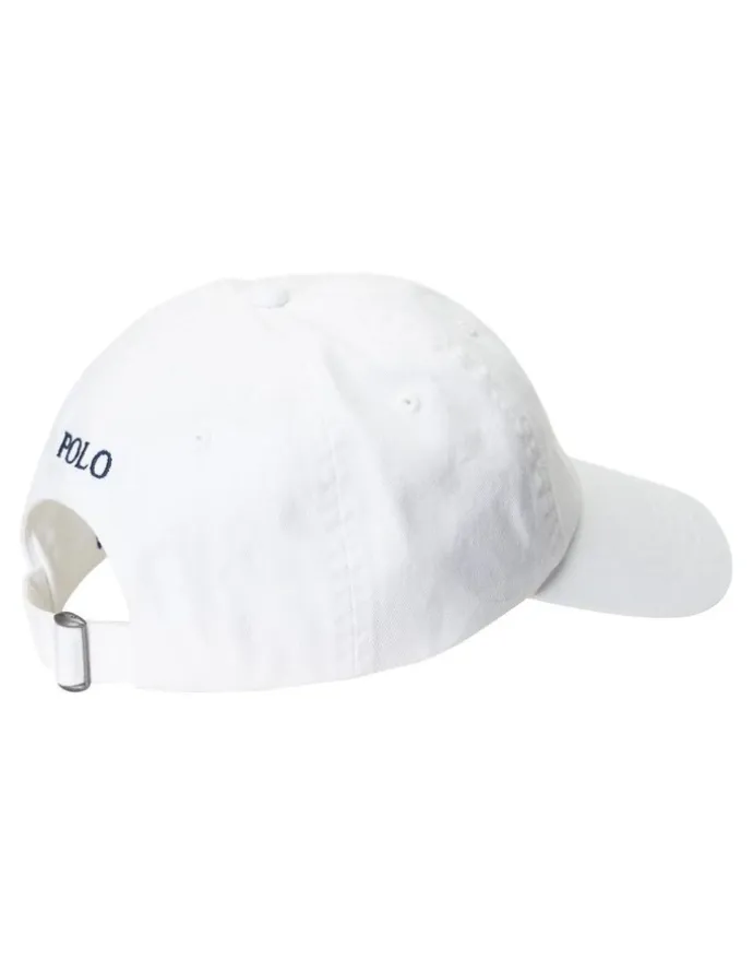 Polo Ralph Lauren Cotton Chino Baseball Cap in White