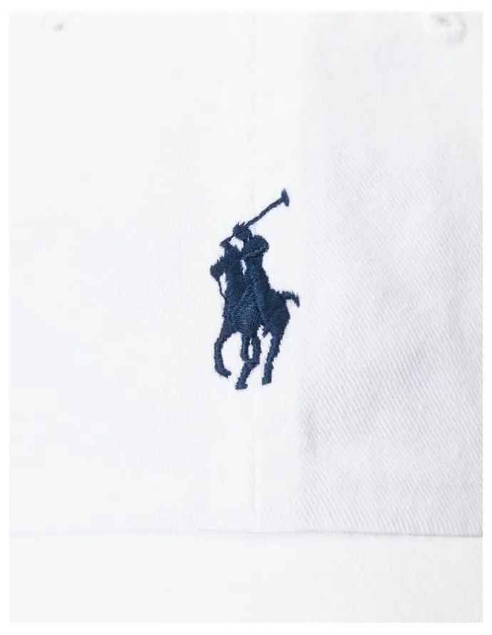 Polo Ralph Lauren Cotton Chino Baseball Cap in White