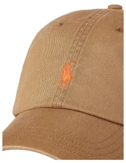 Polo Ralph Lauren Cotton Chino Ball Cap in Beige