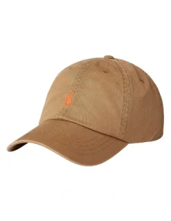 Polo Ralph Lauren Cotton Chino Ball Cap in Beige