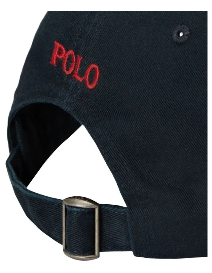 Polo Ralph Lauren Cotton Chino Baseball Cap in Black