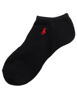Polo Ralph Lauren Cotton-Blend Low-Cut Socks in Black