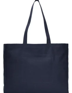 Polo Ralph Lauren Embroidered Canvas Tote in Navy