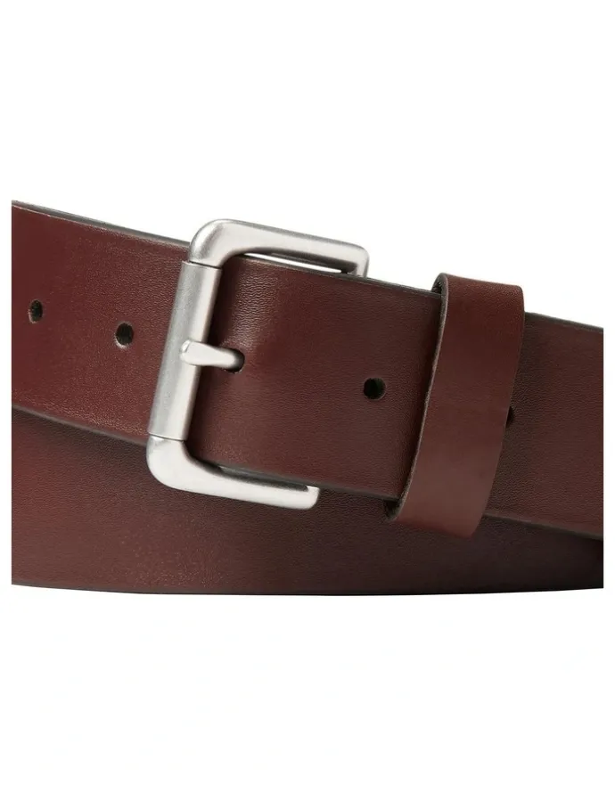 Polo Ralph Lauren Leather Roller-Buckle Belt in Brown