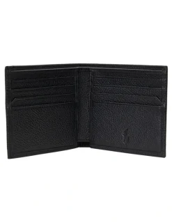 Polo Ralph Lauren Pebbled Leather Billfold Wallet