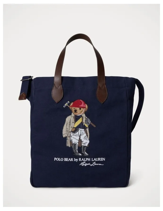 Polo Ralph Lauren Polo Bear Canvas Shopper Tote