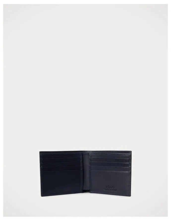 Polo Ralph Lauren Polo Bear Leather Billfold Wallet