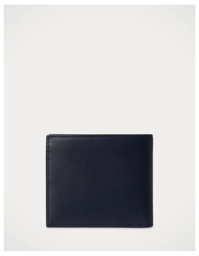 Polo Ralph Lauren Polo Bear Leather Billfold Wallet