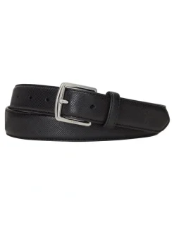 Polo Ralph Lauren Saffiano Leather Belt