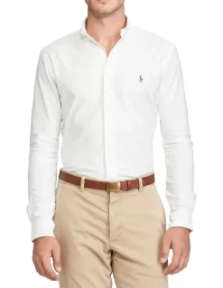 Polo Ralph Lauren Slim Fit Oxford Shirt in White