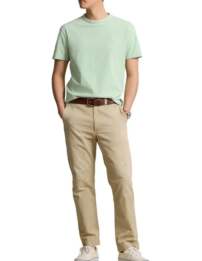 Polo Ralph Lauren Classic Fit Jersey Crewneck T-shirt in Green