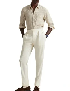Polo Ralph Lauren Custom Fit Striped Linen Shirt
