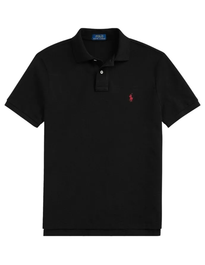 Polo Ralph Lauren Custom Slim Fit Mesh Polo Shirt