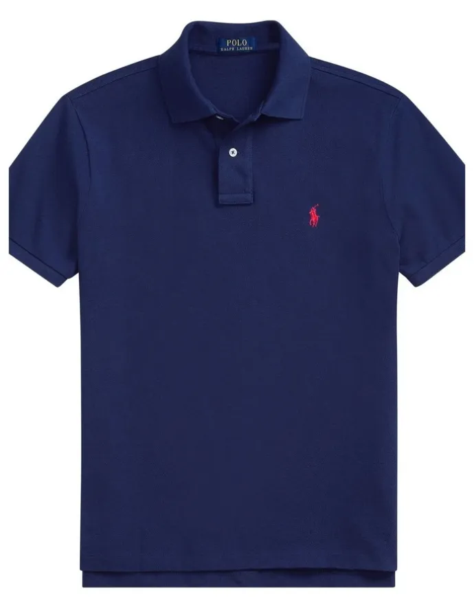 Polo Ralph Lauren Custom Slim Fit Mesh Polo Shirt