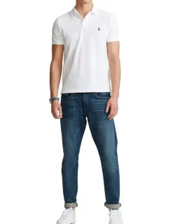 Polo Ralph Lauren Custom Slim Fit Mesh Polo Shirt