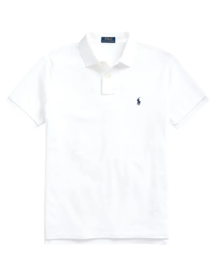 Polo Ralph Lauren Custom Slim Fit Mesh Polo Shirt