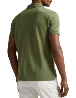 Polo Ralph Lauren Custom Slim Polo Shirt in Green