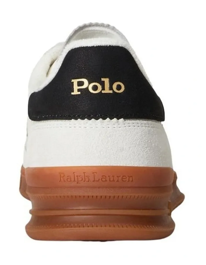 Polo Ralph Lauren Heritage Aera Suede-Paneled Sneaker
