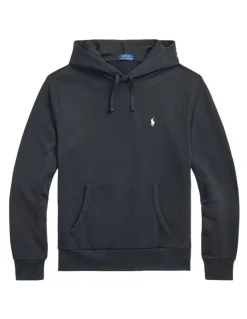 Polo Ralph Lauren Loopback Fleece Hoodie in Black