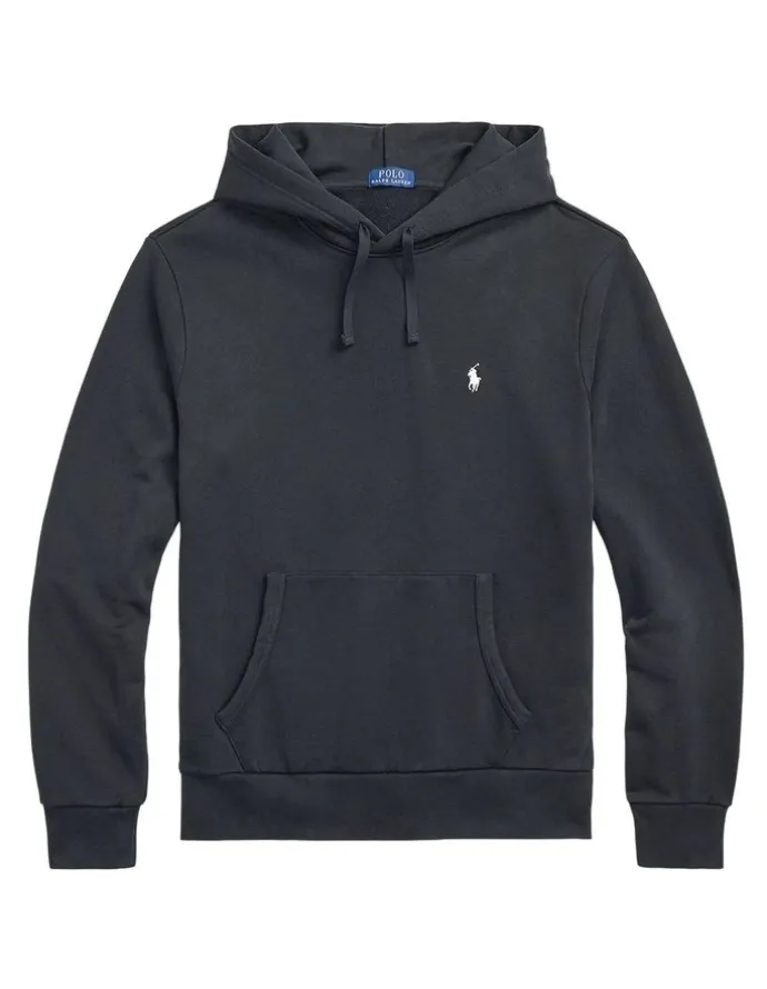 Polo Ralph Lauren Loopback Fleece Hoodie in Black