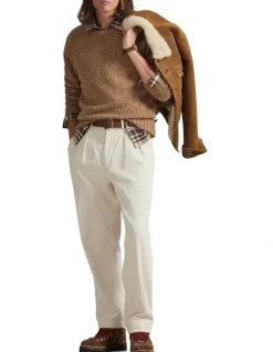 Polo Ralph Lauren Marled Wool-Blend Sweater in Brown