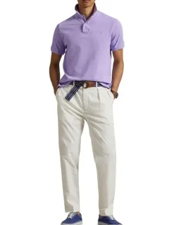Polo Ralph Lauren The Iconic Mesh Polo Shirt in Purple