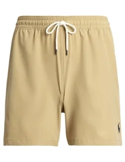 Polo Ralph Lauren Traveler Classic Swim Trunk in Beige