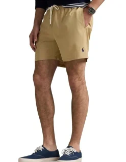 Polo Ralph Lauren Traveler Classic Swim Trunk in Beige