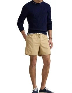 Polo Ralph Lauren Traveler Classic Swim Trunk in Beige