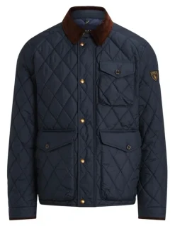 Polo Ralph Lauren Water Repellent Quilted Jacket in Blue