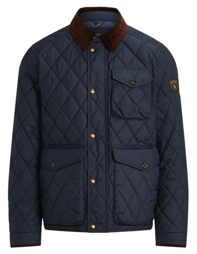 Polo Ralph Lauren Water Repellent Quilted Jacket in Blue