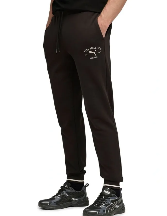 Puma Class Graphic Sweatpants in Black