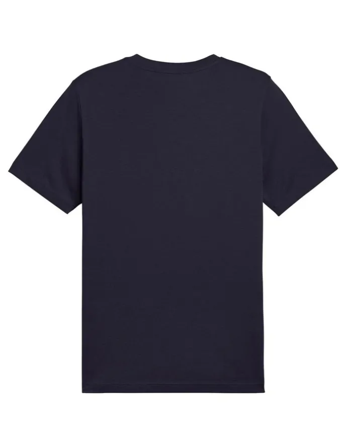Puma Ess 2 Color No.1 Logo Tee in Blue