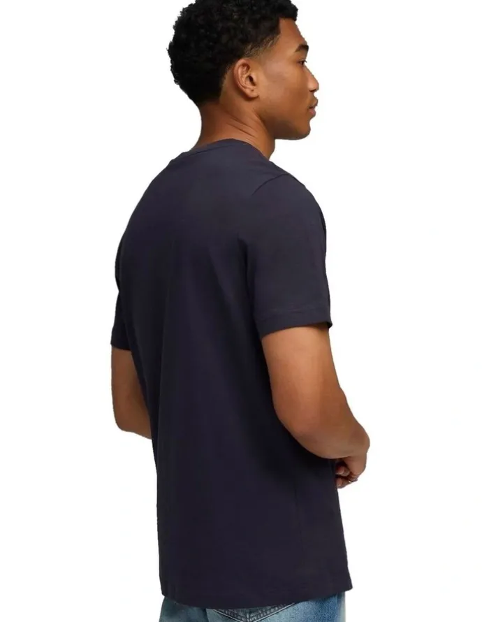 Puma Ess 2 Color No.1 Logo Tee in Blue