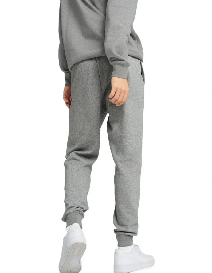 Puma Ess No. 1 Logo Sweatpants in Medium Grey Heather