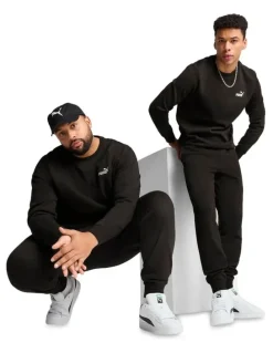 Puma Essentials No. 1 Logo Sweatpants in Black