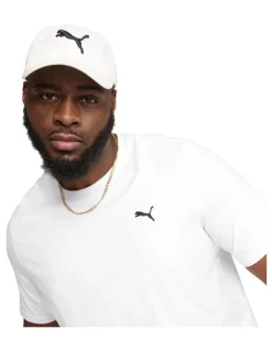 Puma Essentials Small Logo Tee in White