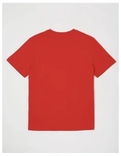 Puma Graphic No.1 Logo Tee in Red