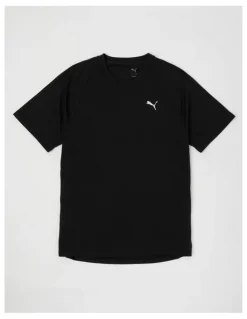 Puma Pwrtrain Triblend Tee M in Black