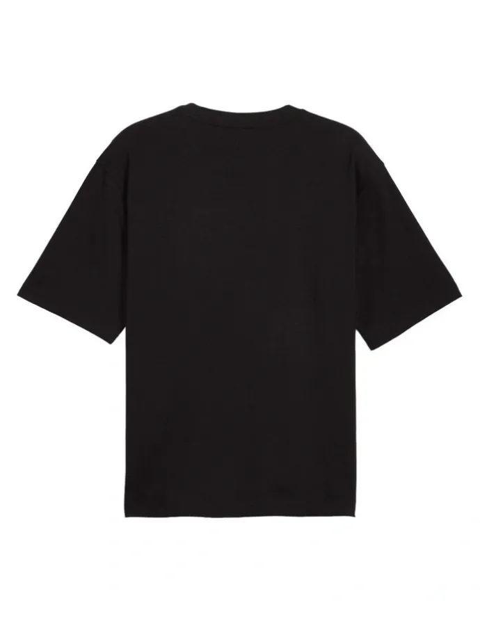 Puma Wardrobe Ess Boxy Tee in Black