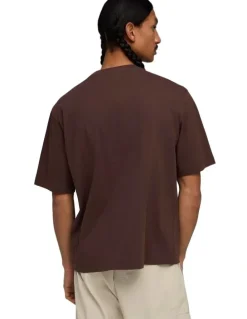 Puma Wardrobe Ess Boxy Tee in Brown
