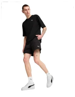Puma Wardrobe Ess Relaxed Cargo Shorts 6 Wv in Black