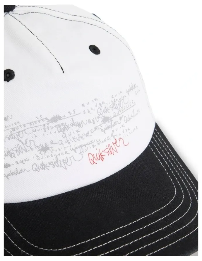 Quiksilver Altered 5 Panel Cap In White