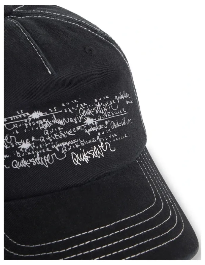 Quiksilver Altered 5 Panel Cap In Black