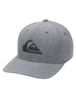 Quiksilver Amped Up Flexfit Cap in Grey