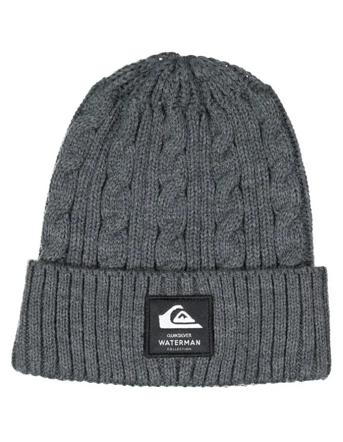Quiksilver Cable Beanie in Charcoal